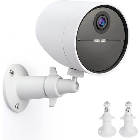 2 Pack Wall Mount Holder for pliSafe Outdoor Security Camera, 360°Rotation Security Bracket with 1/4 Screw