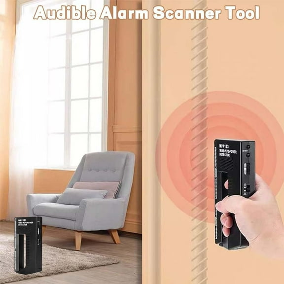 2 Pack Wall Scanner Stud Finder Metal Detector, Wire Pipe Power Detector for Metal, AC Cables, and Wooden Studs, Handheld Wall Detection Tool for Home Renovation