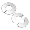thumbnail image 2 of Uxcell Wall Split Flange 4"  103mm , Stainless Steel Round Self-Adhesive Escutcheon Plate Silver 6 Pcs 2 of 10