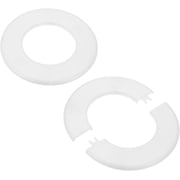2-Pack Wall Split Flange, for 3 Inch/76mm OD Pipe ABS Escutcheon Plate Round Self-Adhesive Plumbing Cover Plates Water Pipe/Faucet [White]