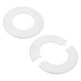 thumbnail image 1 of 2-Pack Wall Split Flange, for 76mm OD Pipe ABS Escutcheon Plate Round Self-Adhesive Plumbing Cover Plates [White], 1 of 6