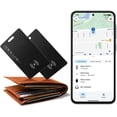 2-Pack Wallet Tracker Card for Android,Rechargeable Wallet Finder, Thin ...