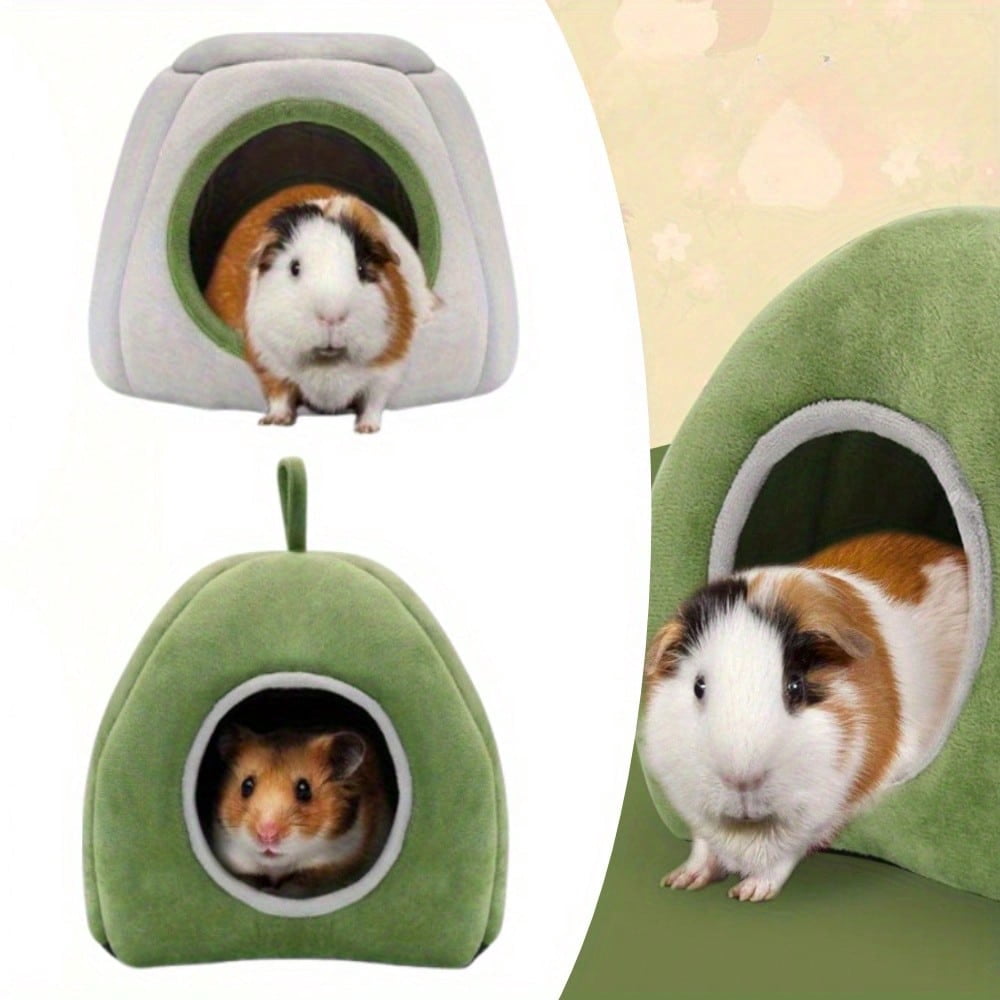 2 Pack Washable Cozy Hamster Cave Bed Large Hideout For Guinea Pigs ... - Guinea Pig Cozy Cage Accessories