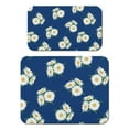 thumbnail image 1 of 2 Pack Washable Rubber Daisy Cute Floral Dish Drying Mats for Kitchen Counter Home Large Coffee Bar Pad Accessories and Decor for Utensils Stemware (2pcs 18''x24''+19.5''x12''), 1 of 6