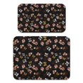 thumbnail image 1 of 2 Pack Washable Rubber Leaves Multicolored Flower Dish Drying Mats for Kitchen Counter Home Large Coffee Bar Pad Accessories and Decor for Utensils Stemware (2pcs 18''x24''+19.5''x12''), 1 of 6
