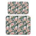 thumbnail image 1 of 2 Pack Washable Rubber Leaves Multicolored Flower Dish Drying Mats for Kitchen Counter Home Large Coffee Bar Pad Accessories and Decor for Utensils Stemware (2pcs 18''x24''+19.5''x12''), 1 of 6