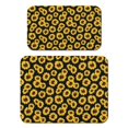 thumbnail image 1 of 2 Pack Washable Rubber Sunflower Cute Floral Dish Drying Mats for Kitchen Counter Home Large Coffee Bar Pad Accessories and Decor for Utensils Stemware (2pcs 18''x24''+19.5''x12''), 1 of 6