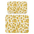 thumbnail image 1 of 2 Pack Washable Rubber Sunflower Cute Floral Dish Drying Mats for Kitchen Counter Home Large Coffee Bar Pad Accessories and Decor for Utensils Stemware (2pcs 18''x24''+19.5''x12''), 1 of 6