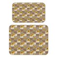 thumbnail image 1 of 2 Pack Washable Rubber Sunflower Cute Floral Dish Drying Mats for Kitchen Counter Home Large Coffee Bar Pad Accessories and Decor for Utensils Stemware (2pcs 18''x24''+19.5''x12''), 1 of 6