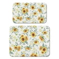 thumbnail image 1 of 2 Pack Washable Rubber Sunflower Cute Floral Dish Drying Mats for Kitchen Counter Home Large Coffee Bar Pad Accessories and Decor for Utensils Stemware (2pcs 18''x24''+19.5''x12''), 1 of 5