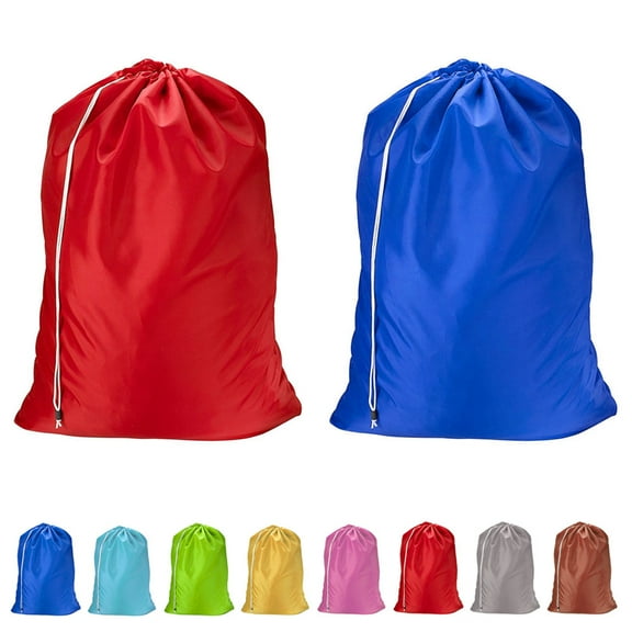 2 Pack Washable Travel Laundry Bag Large Dirty Clothes Bag Basket Travel Hamper