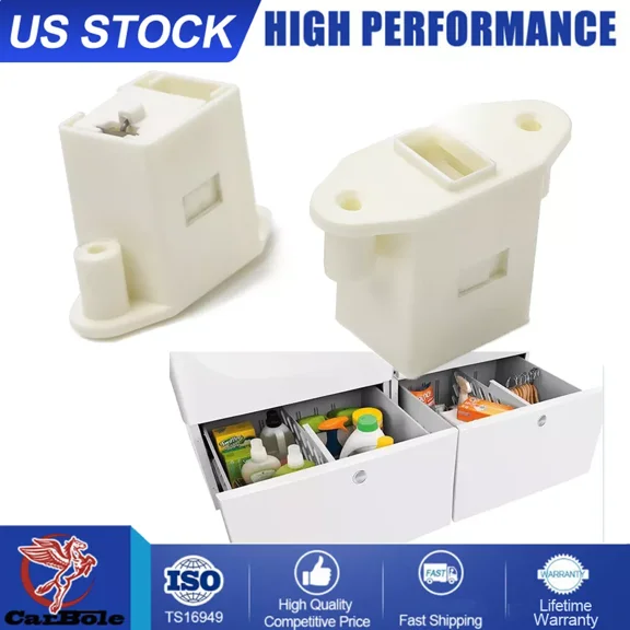 2 Pack Washer Door/Drawer Pedestal Latch For Electrolux & Frigidaire 137006200