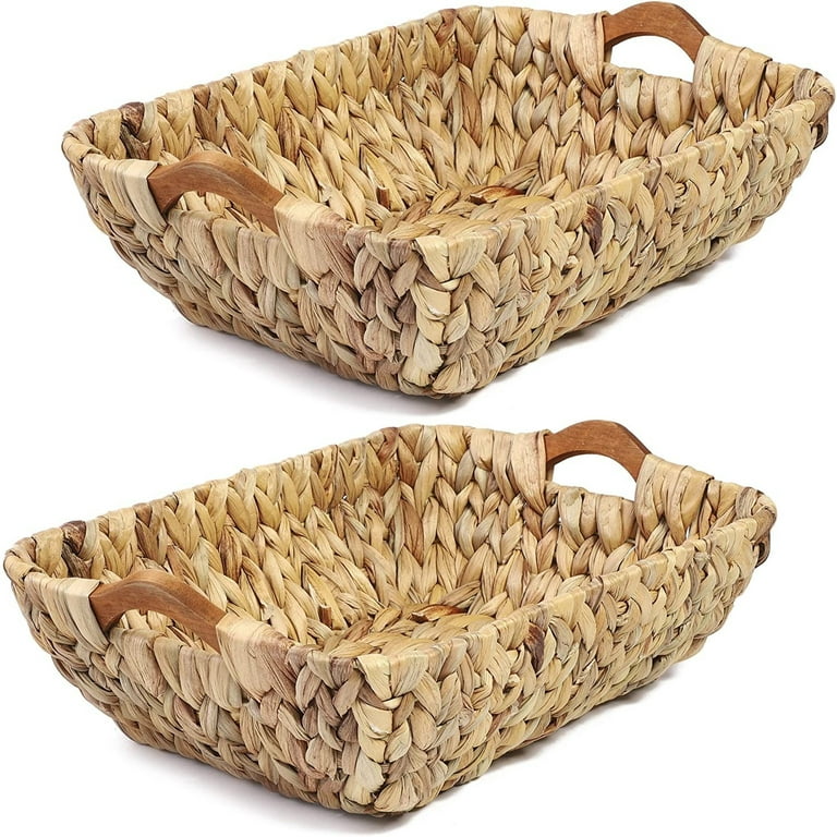 https://i5.walmartimages.com/seo/2-Pack-Water-Hyacinth-Storage-Baskets-with-Handles-Decorative-Wicker-Organizers-for-Shelves-Bathroom-14-5-x-10-5-x-4-In_82ffc8e1-6e5e-4b7f-b0d9-3cc60230b985.62746e04c8f60d7a9925c1dcf06dacd6.jpeg?odnHeight=768&odnWidth=768&odnBg=FFFFFF