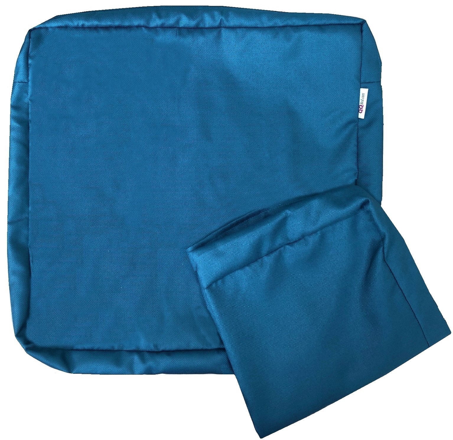2 Pack Water-resistant Pacific Blue Covers 25"x25"x5" for Outdoor Deep Seat Cushions, Patio Chairs, Sofas and Love Seats