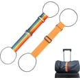 thumbnail image 1 of 2 Pack Waterproof Adjustable Luggage Connector Straps - Wear-Resistant Elastic Suitcase Bundling Belt, Heavy Duty Travel Accessory for Carry-On Checked Bags, for Business and Vacation, 1 of 10