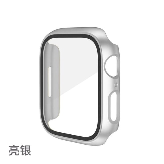 [2-Pack] Waterproof Case for Apple Watch Series 10/9/8/7/6/5/4/SE with Built-in Tempered Glass Screen Protector 40mm [Clear]