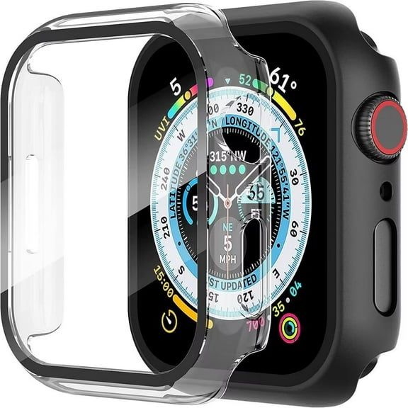 [2-Pack] Waterproof Case for Apple Watch Series 3/2/1 with Built-in Tempered Glass Screen Protector 42mm [Clear]