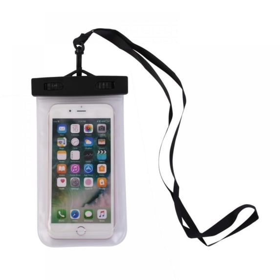 2 Pack Waterproof Cell Phone Pouch, Water Proof Dry Bag Case with Neck Lanyard - Underwater Universal Clear Cellphone Holder Large Protector for iPhone Samsung Galaxy for Beach Pool Swimming