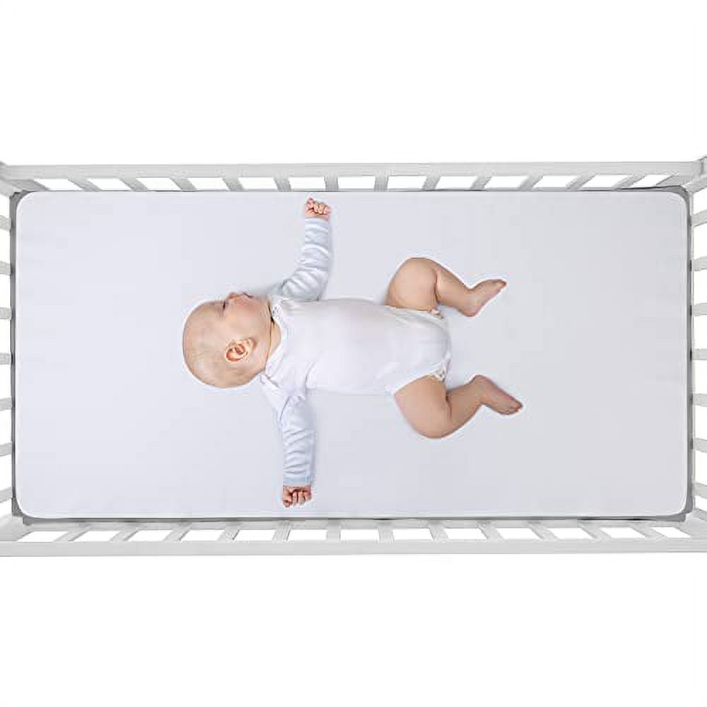 2 Pack Waterproof Crib Mattress Protector Pad Flannel Crib Protector