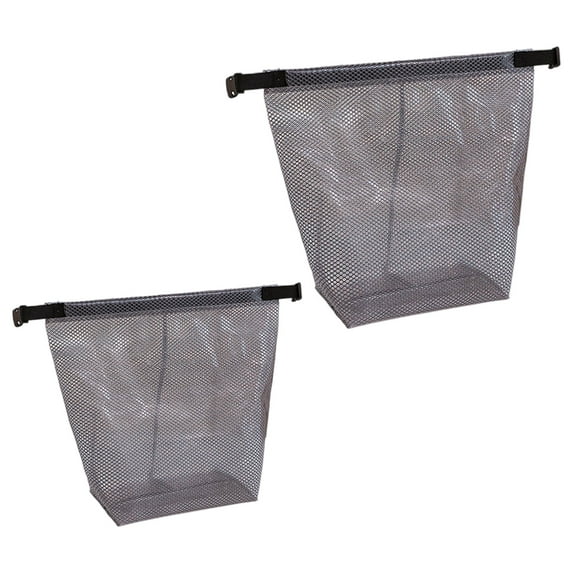 2 Pack Waterproof Drawstring Storage Bags For Travel Gym Clothes Wet Dry Separation Sturdy Laundry Organizers