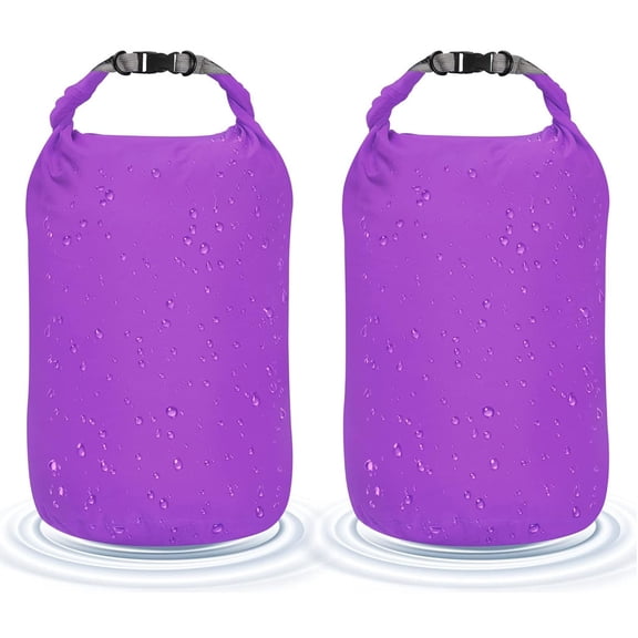 2 Pack Waterproof Dry Bag, Large Capacity Lightweight Canoe Bags Storage Bags, Dry Sacks Bags for Kayaking Rafting Boating Hiking Camping Travel Fishing Sea Swimming Boating, 5L/10L/20L/40L/70L