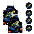 2 Pack Waterproof Men's Apron with Pockets and Badge Pins