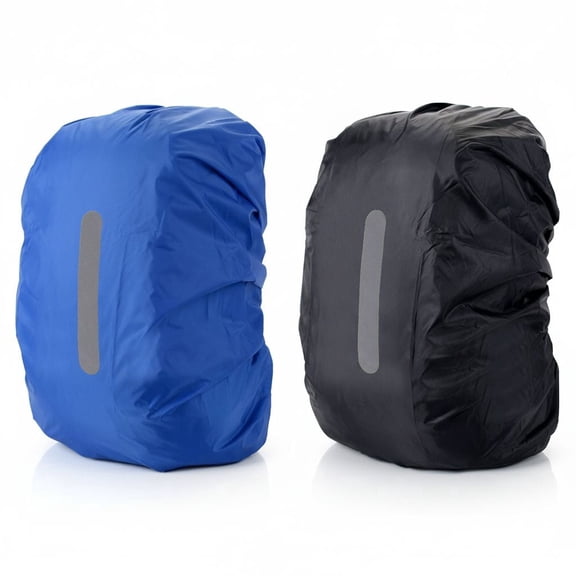 2 Pack Waterproof Rain Cover for Backpack,Backpack Rain Cover with Reflective Strip,Rucksack Rain Cover for Bicycling/Hiking/Anti-Dust/Anti-Theft/Camping/Traveling/Outdoor Activities