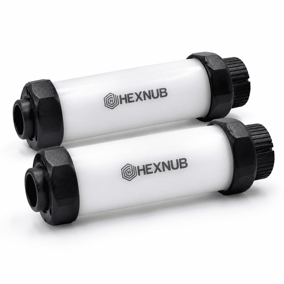 2-Pack Waterproof Rechargeable LED Cooler Box Light for Outdoor Camping