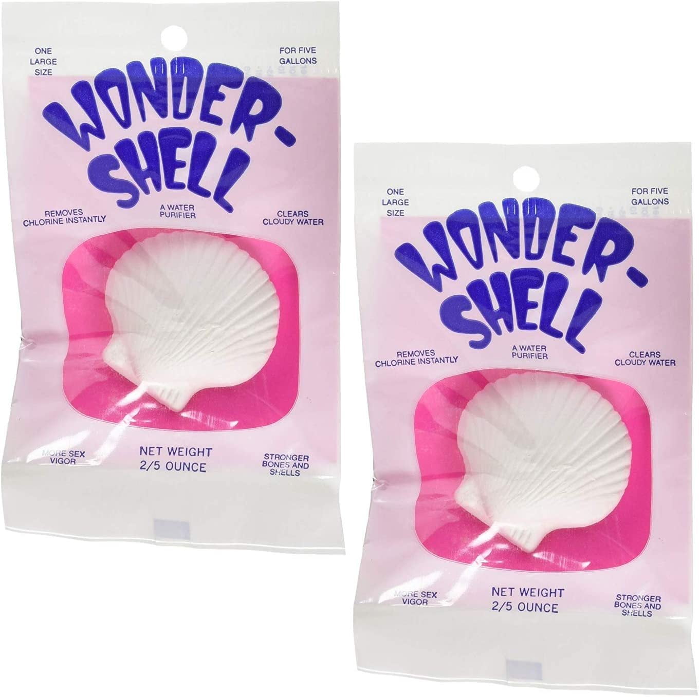2 Pack Weco Wonder Shell Natural Minerals, Large, for a Total of 2 ...