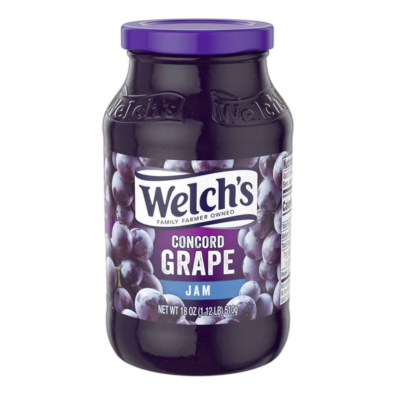 ( 2 Pack )Welch's Concord Grape Jam, 18 Oz Jar