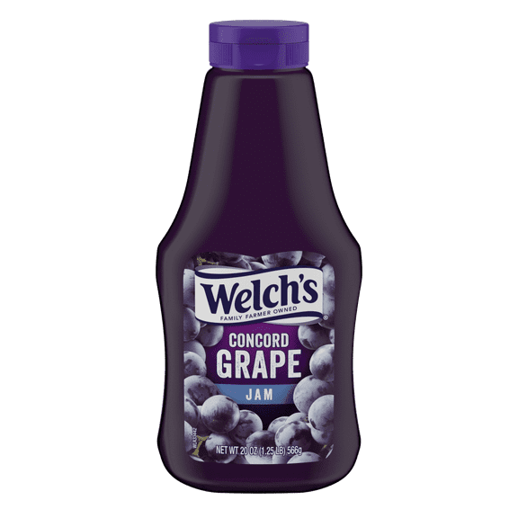 ( 2 Pack )Welch's Concord Grape Jam, 20 Oz Squeeze Bottle