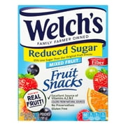 2 Pack - Welch's Reduced Sugar Mixed Fruit Snacks - 8 ct Packaging may vary