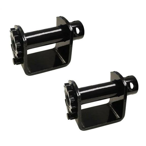 (2 Pack) Weld On Winch 4" Strap Binders Flatbed Truck Trailer Tie Down Cargo Winches