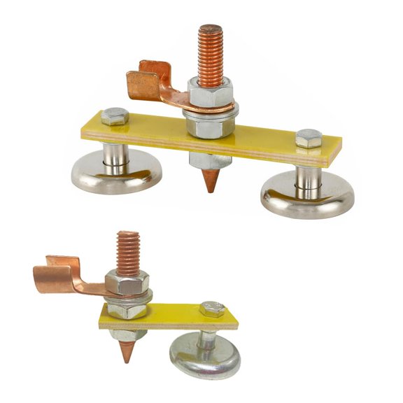 2 Pack Welding Ground Clamp Magnet Support for ARC MIG Flux Core Stick Welders