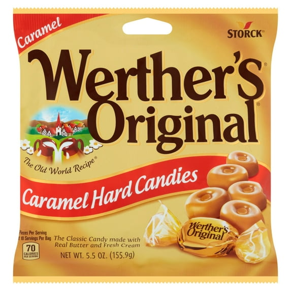 2 Pack - Werthers Original Hard Candies Caramel - 5.5 Oz Package May Vary