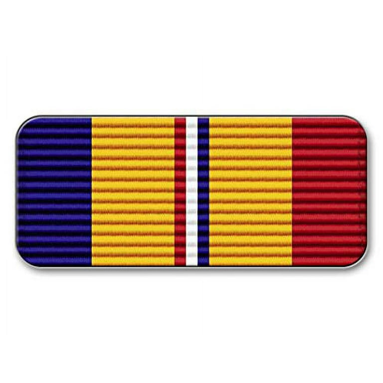 2 Pack West Coast Vinyl Sticker, Combat Action Navy, Big Military Ribbons by Curb-n-sign