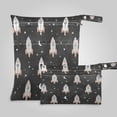2 Pack Wet Dry Bags,Black Space Rocket Pattern Waterproof Reusable Dual — free download