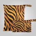 thumbnail image 1 of 2 Pack Wet Dry Bags,Classic Tiger Stripes Waterproof Reusable Dual Zipper Bags for Swimwear, Gym Clothes, Toiletries, Baby Diapers, 1 of 8