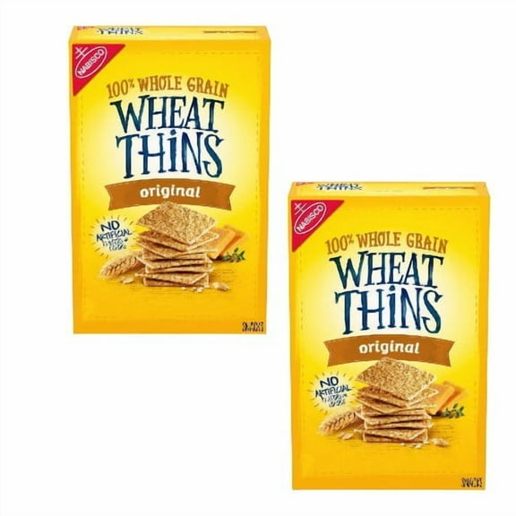 ( 2 Pack ) Wheat Thins Snacks, 100% Whole Grain, Original 8.5 Oz