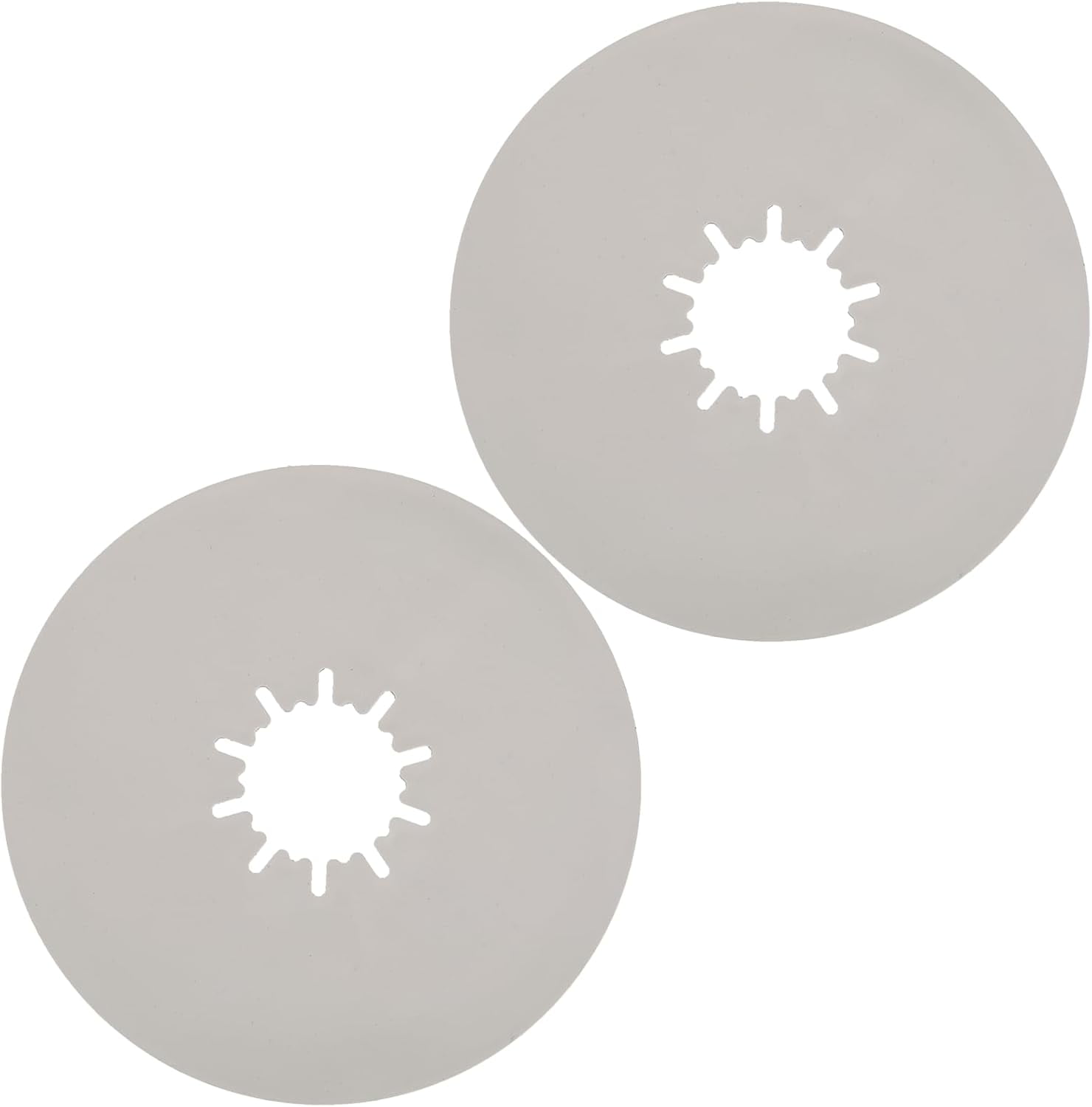 (2 Pack, White) 5th Wheel Hitch Lube Plate 12in RV Camper Trailer Fifth Wheel Plate Wheel