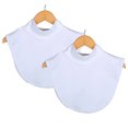 thumbnail image 1 of 2 Pack White Fake Turtleneck Collar for Women Half Top Mock Blouse False High Warmer Turtle Necks for Women, 1 of 2