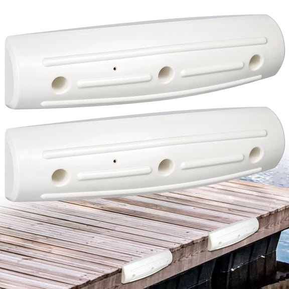 2 Pack-White Inflatable Marine Dock Guard Boat Protection