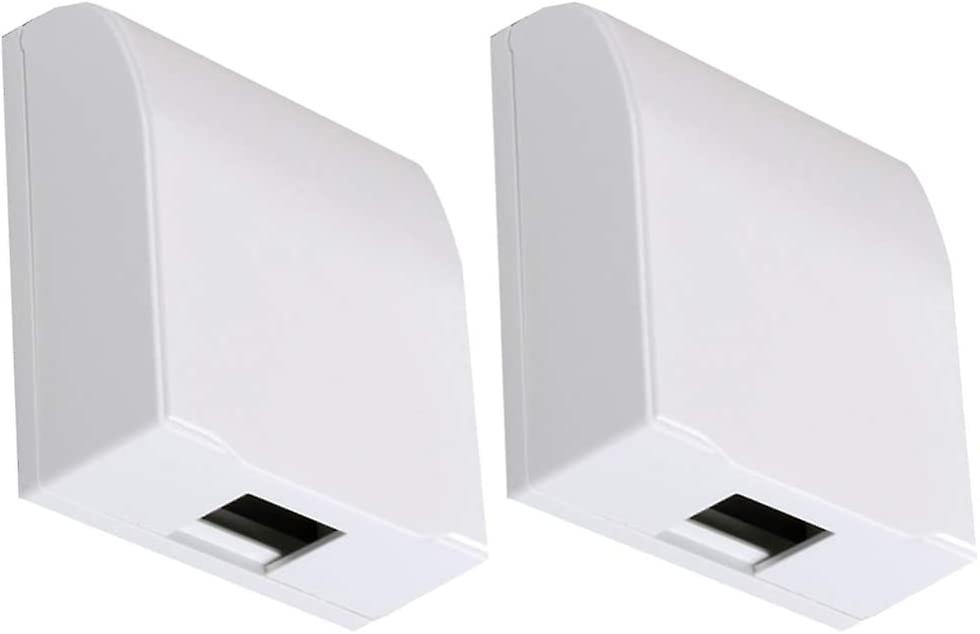 2 Pack White Wall Mount Switch Outlet Plug Waterproof Box Lid