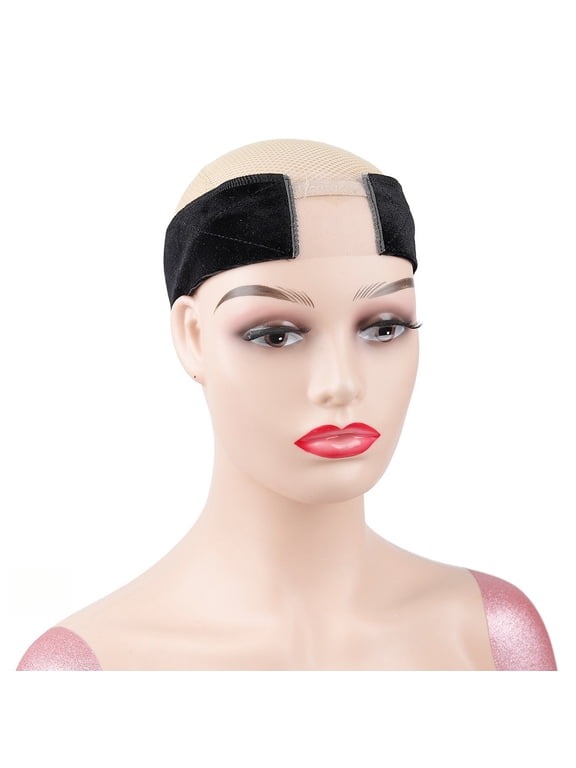 2 Pack Wig Grip Band, Adjustable Velvet Wig Secure Headband, Non-Slip Wig Holder Strap for Lace Front Wigs