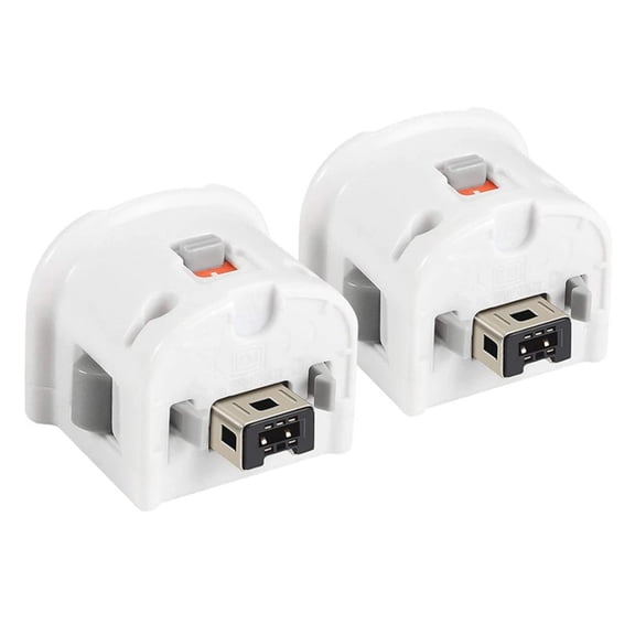 2-Pack Wii Motion Plus Sensor Adapter Attachment for Nintendo Wii / Wii U Controller