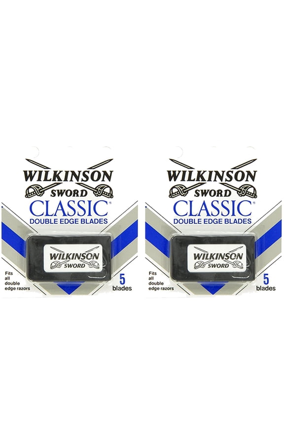 (2 Pack) Wilkinson Sword Classic 5 Double Edge Blades