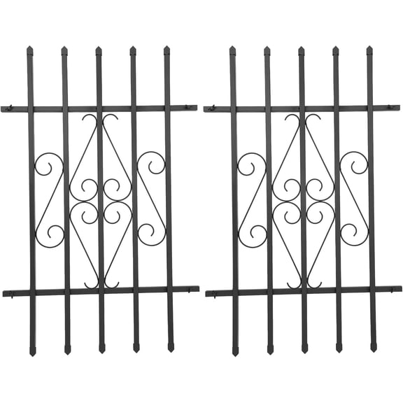 2 Pack Window Bar Guard, Window Security Bars, Sturdy Window Guard, for Patio, Glass Door, Home Apartment, Anti-Theft