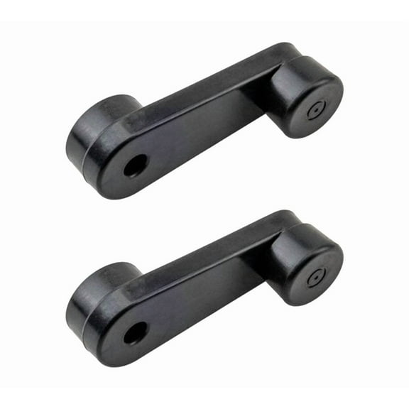 (2 Pack) Window Crank Handle, Black-Fits Freightliner Classic, FLD120 & FLD (1991-2009), FLD120 SD, Severe-Duty FLD, Replaces OEM A18-18557-002, A1818557001, A18-18557-000, HLK2066, 2540-01-345-5736