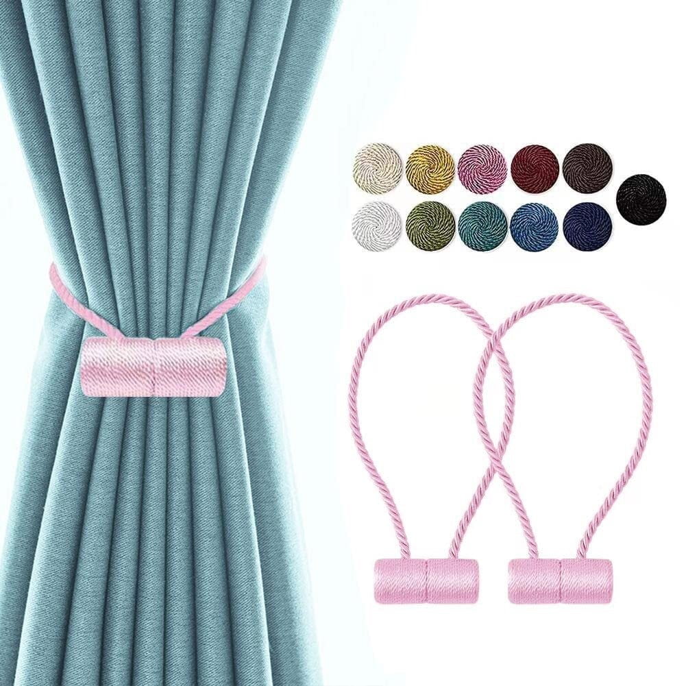 2 Pack Window Magnetic Curtain Tiebacks Holdbacks VS Upgraded 16 Inch ...