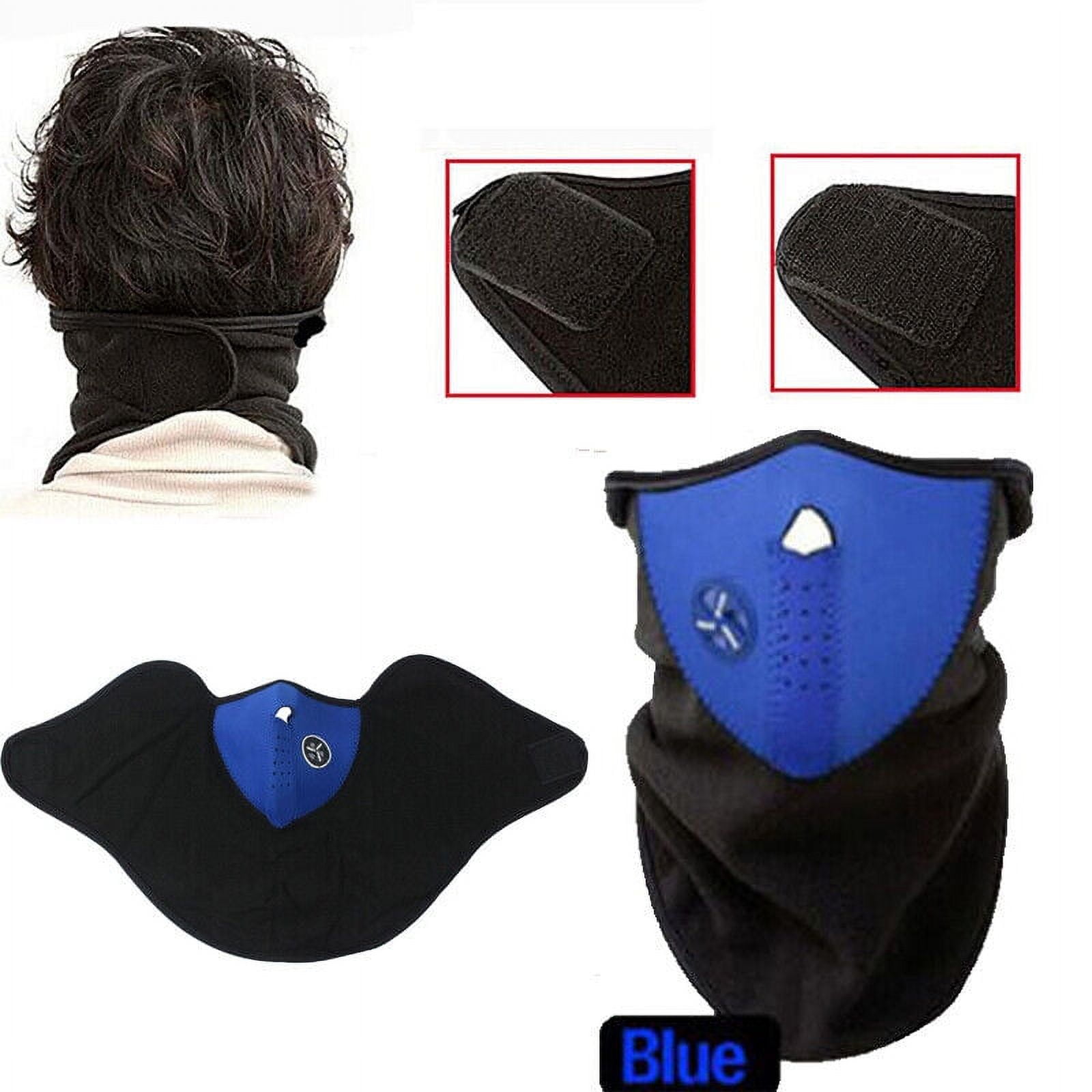 2 Pack Winter Fleece Face Mask Neck Gaiter Cold Weather Half Face Cover